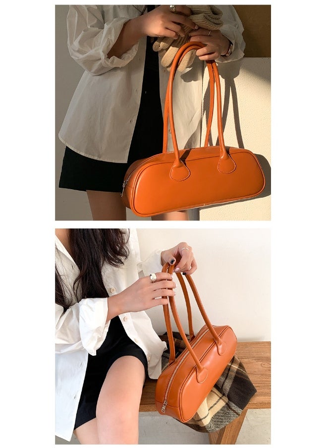 INS Wind Armpit Bag Advanced Sense of All-in-one Shoulder Bag Niche Design PU Style Baguette Bag