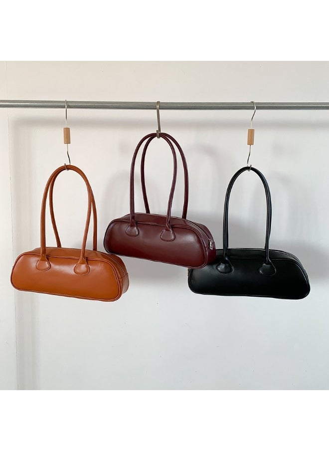 INS Wind Armpit Bag Advanced Sense of All-in-one Shoulder Bag Niche Design PU Style Baguette Bag
