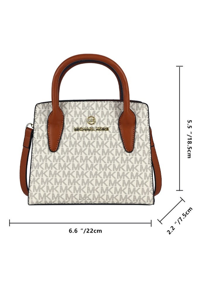 Fashion shoulder bag Women's crossbody bag casual light luxury high pressure flower Medium Tote