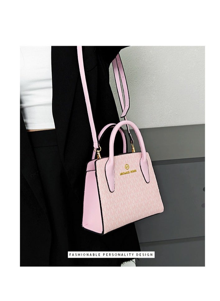 Fashion shoulder bag Women's crossbody bag casual light luxury high pressure flower Medium Tote