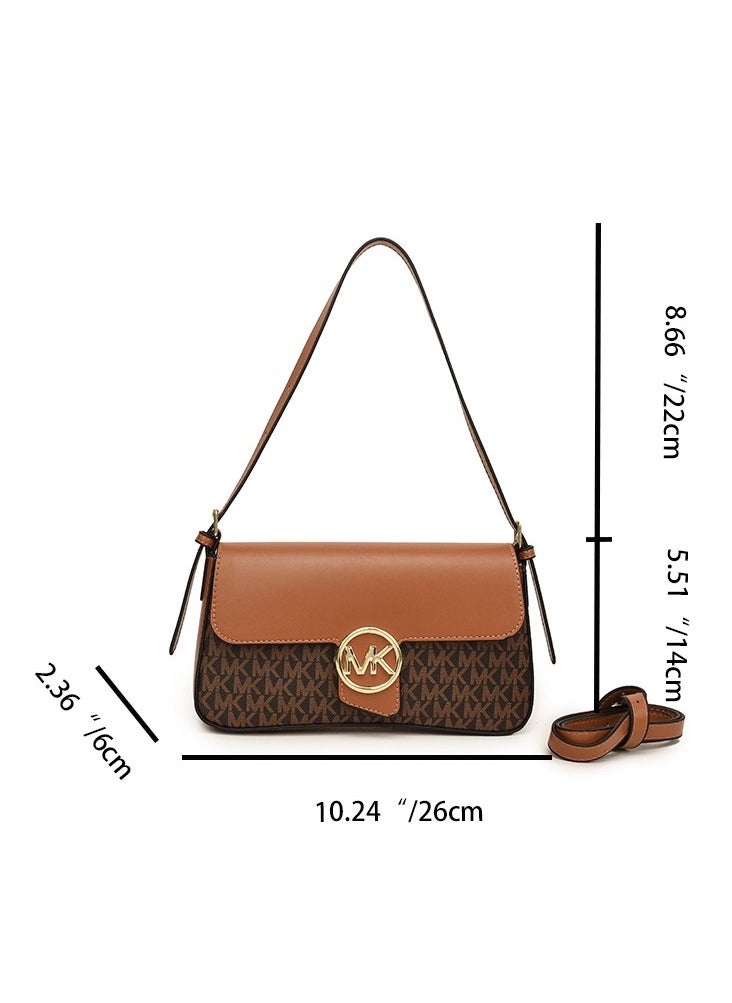Fashionable And Simple Printed Cross-body Shoulder bag 26*6*14cm