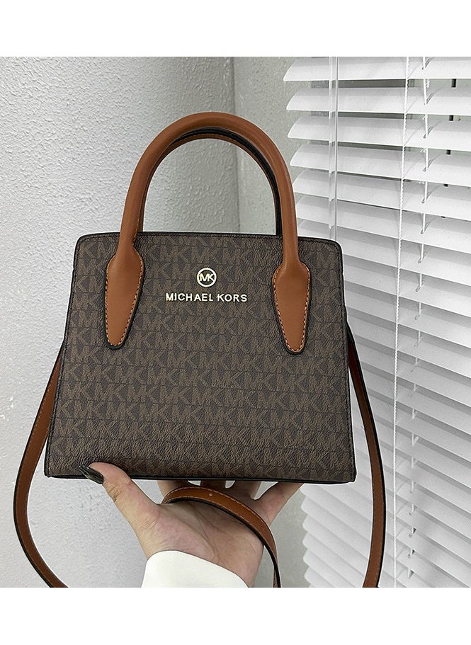 Fashion shoulder bag Women's crossbody bag casual light luxury high pressure flower Medium Tote