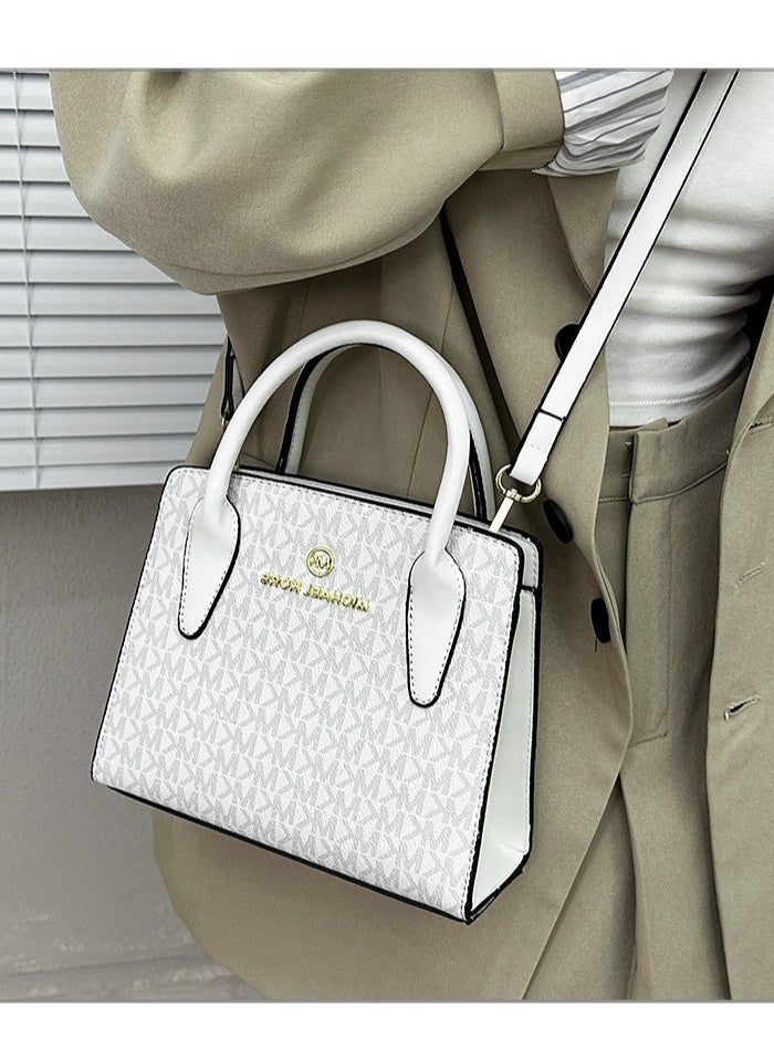 Fashion shoulder bag Women's crossbody bag casual light luxury high pressure flower Medium Tote