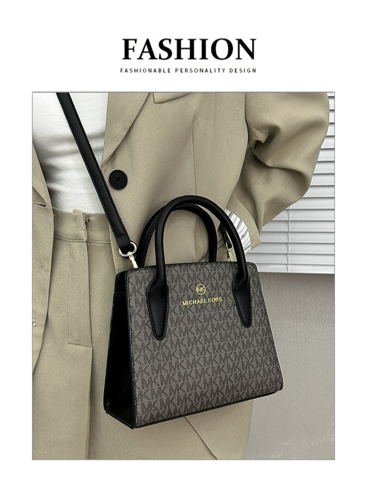 Fashion shoulder bag Women's crossbody bag casual light luxury high pressure flower Medium Tote