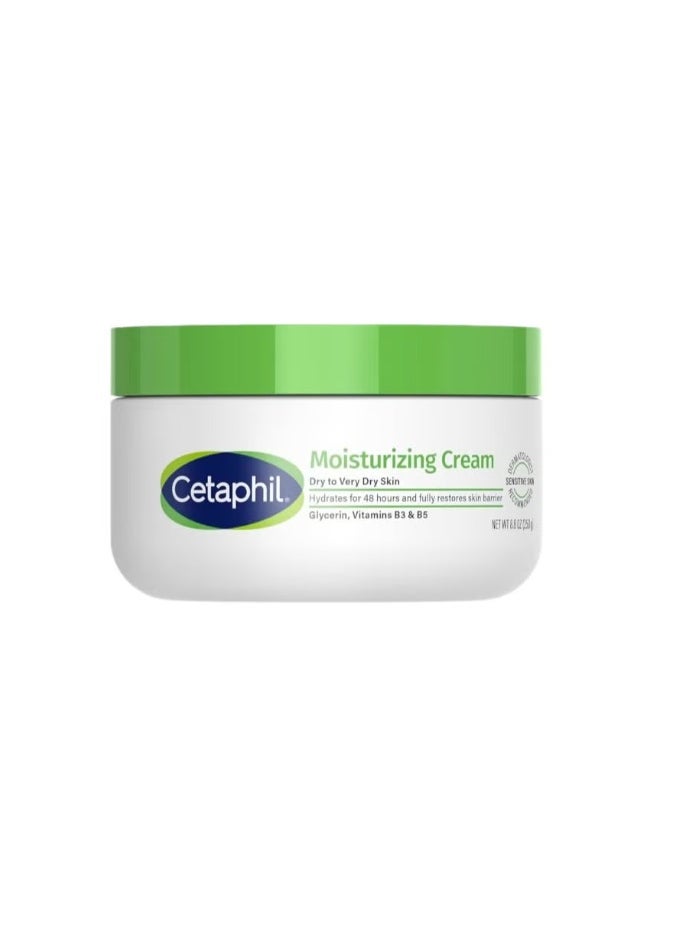 Moisturizing Cream, Face And Body Moisturizer For Men And Women, Normal To Dry Sensitive Skin, Unscented 250grams