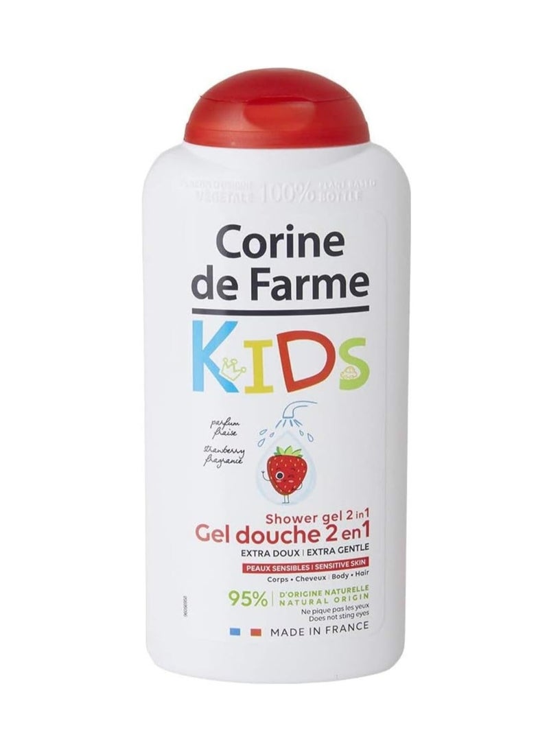 Corine de Farme CDF Shower gel 2 in 1 hair & body Strawberry Fragrance 300ml