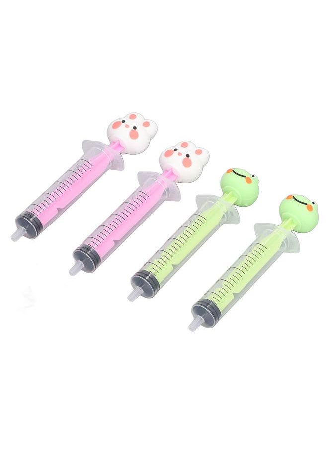 4pcs 10ml Infant Nasal Syringe Irrigator Safety Suction Reusable Clean Silicone Nose Washing Irrigator for Baby