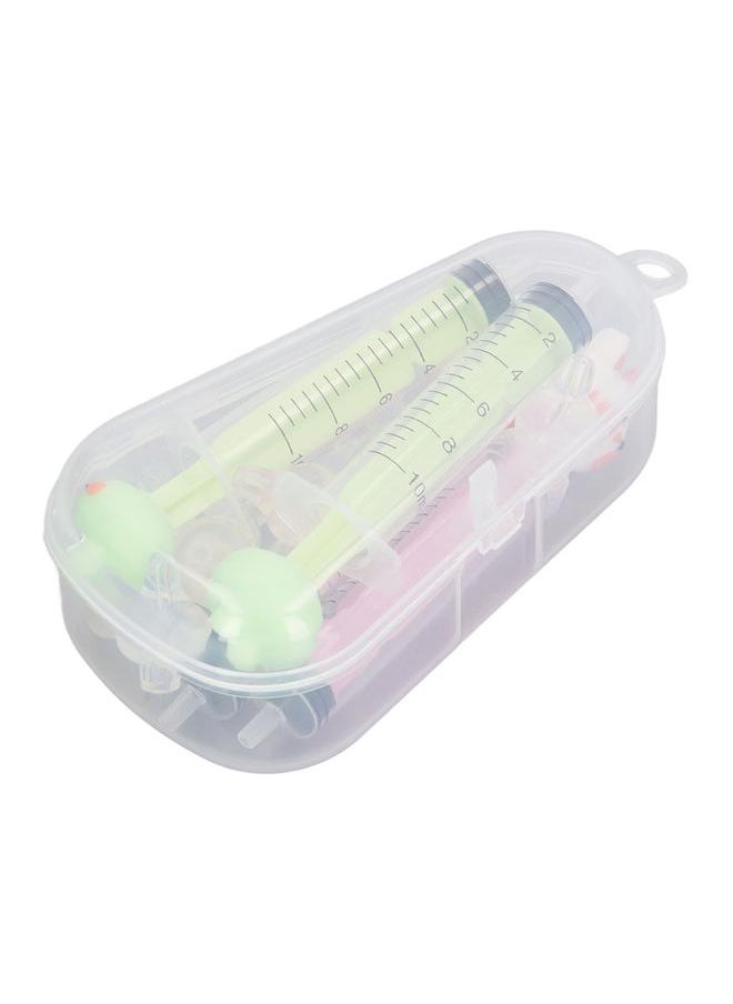 4pcs 10ml Infant Nasal Syringe Irrigator Safety Suction Reusable Clean Silicone Nose Washing Irrigator for Baby