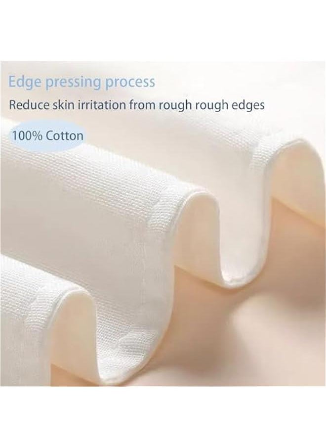 4-Piece Baby Sweat Absorbent Towel Super Soft, 100% Cotton Kids Back Wet Pad Wipes Cartoon, Absorb Muslin Washcloths Back Towels for Unisex Newborn Baby Summer Outdoor Activities (Ship Lighthouse Du