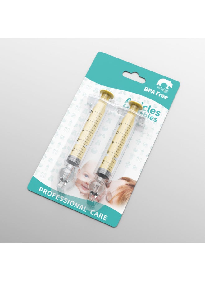 Needle Type Baby Nasal Washer For Children And Infants Baby Nasal Washer 10ml-Net Content:Yellow Suction Card 10ml