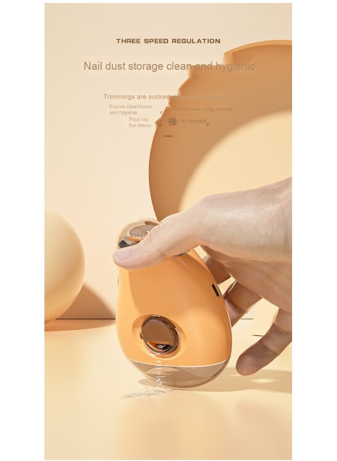 2-in-1 Electric Trimming and Polishing Machine - Rechargeable Nail Grinder