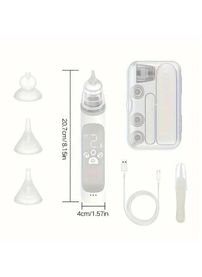 1pc electric convenient nasal suction device with three adjustable levels and replaceable heads