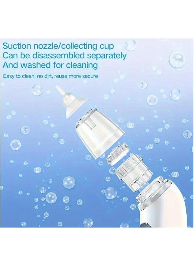 1pc electric convenient nasal suction device with three adjustable levels and replaceable heads