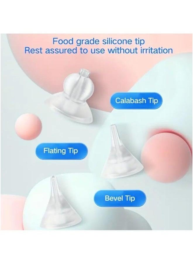 1pc electric convenient nasal suction device with three adjustable levels and replaceable heads