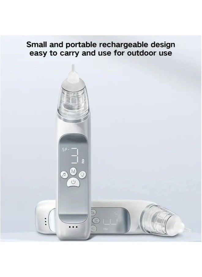 1pc electric convenient nasal suction device with three adjustable levels and replaceable heads