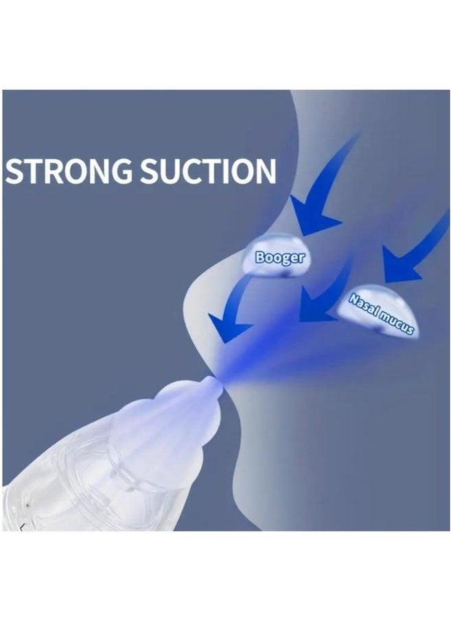 1pc electric convenient nasal suction device with three adjustable levels and replaceable heads