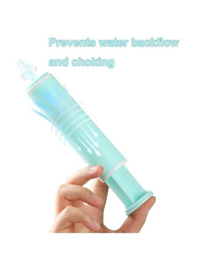 Nasal Aspirator for Baby and Adult - 2Pcs Nose Syringe Cleaner Wash Cleaning All Age, Portable Manual Aspiratior with Personal Case, Easy to Use (Pink)