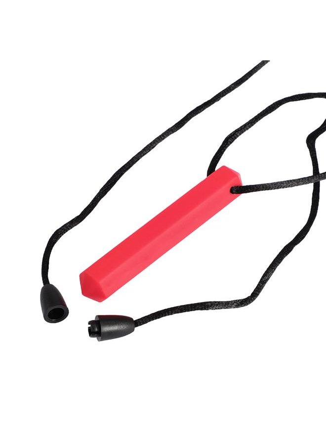 5pcs Chew Necklace Food Grade Silicone Sensory Chew Necklace for Autistic ADHD SPD Oral Exercises