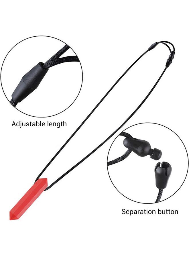 5pcs Chew Necklace Food Grade Silicone Sensory Chew Necklace for Autistic ADHD SPD Oral Exercises