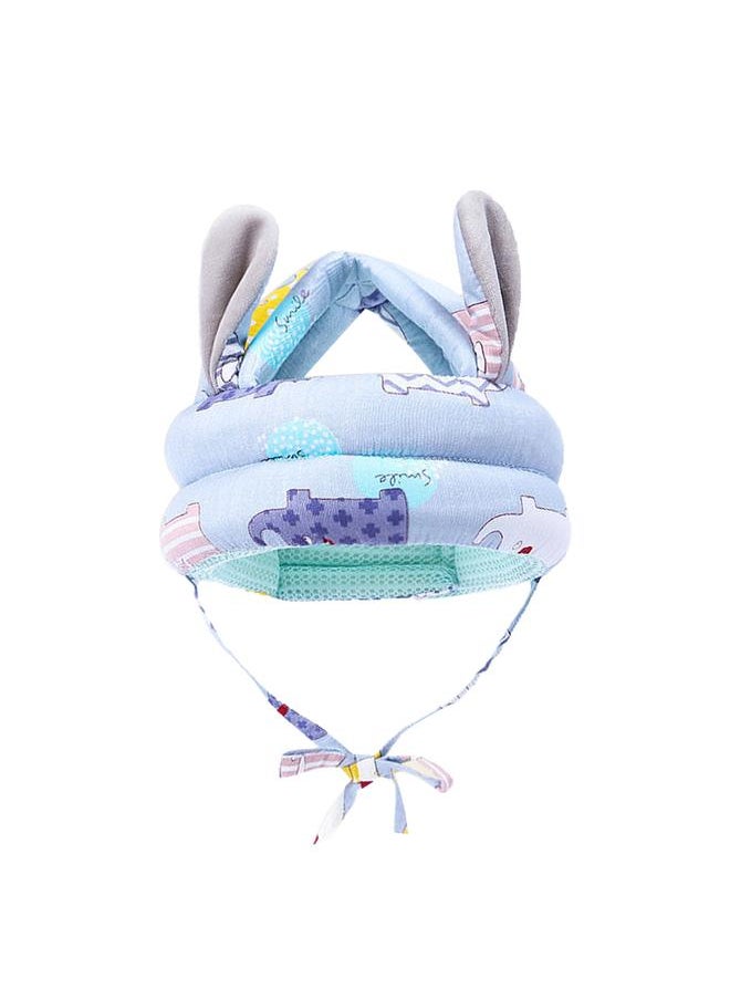 Baby Head Safety Hat Cotton Breathable Prevent Falling Adjustable Baby Safety Helmet Hat for Running Walking