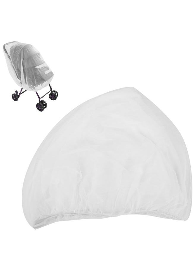 Baby Safety Mosquito Net for Stroller Fly Insect Net Mesh Buggy Full Cover Windproof160cm x 160cm