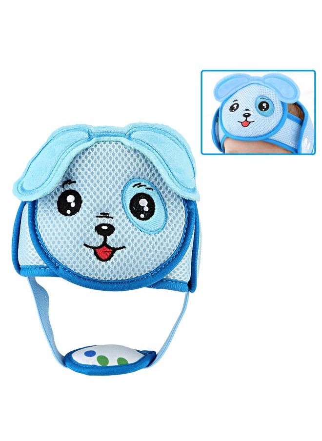 Cartoon Animal Adjustable Baby Safety Hat Helmet Toddler Walking Head Protect (Blue Dog)