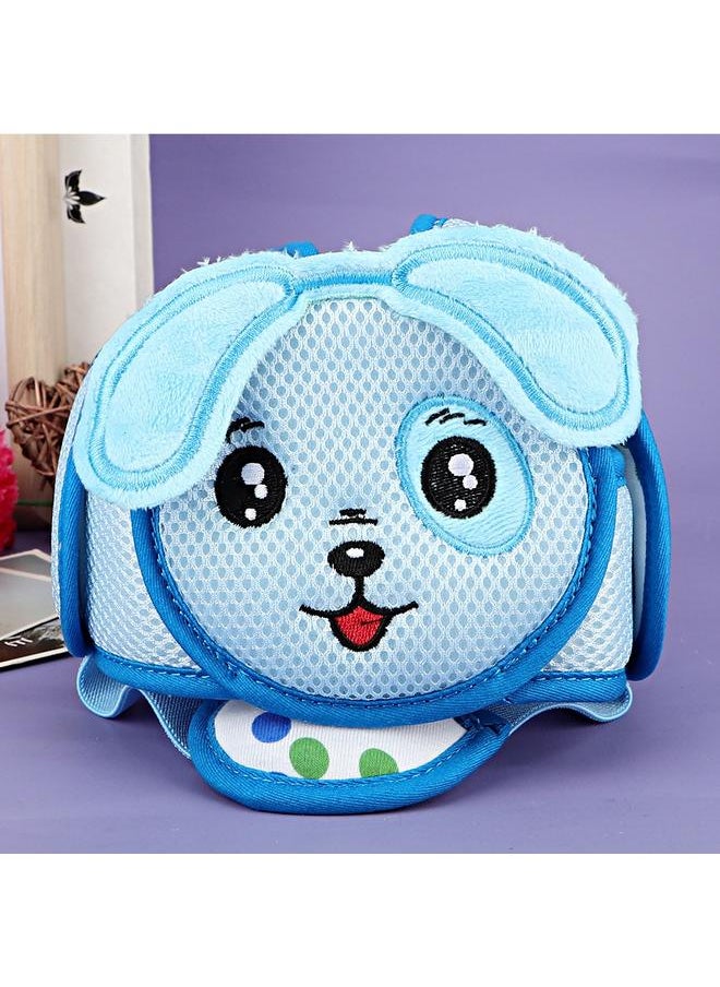 Cartoon Animal Adjustable Baby Safety Hat Helmet Toddler Walking Head Protect (Blue Dog)