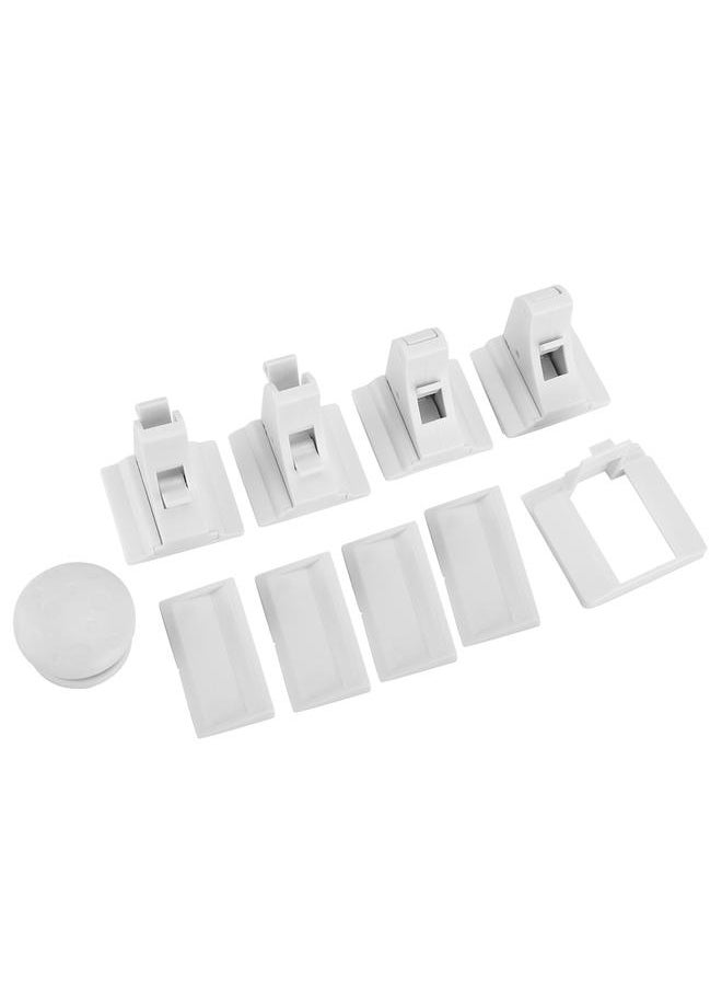 Magnetic Child Safety Cabinet Lock Drawers Closet (4 Locks + a Key)