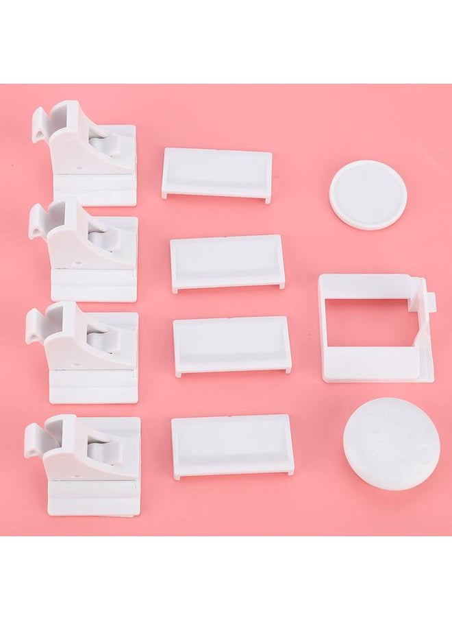 Magnetic Child Safety Cabinet Lock Drawers Closet (4 Locks + a Key)