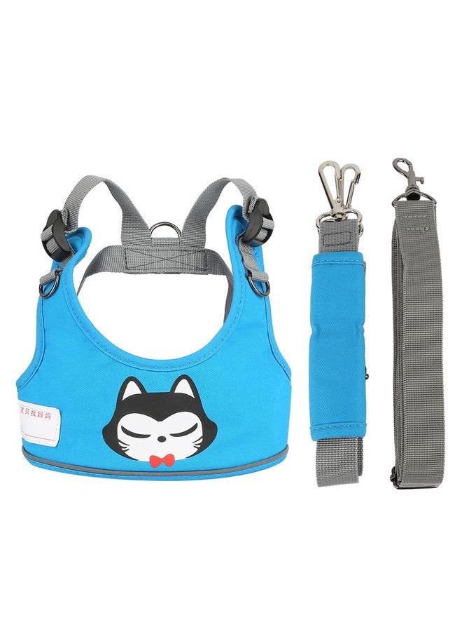 Baby toddler with breathable anti-lost anti-lost with traction rope baby Safety Leash(Cat)