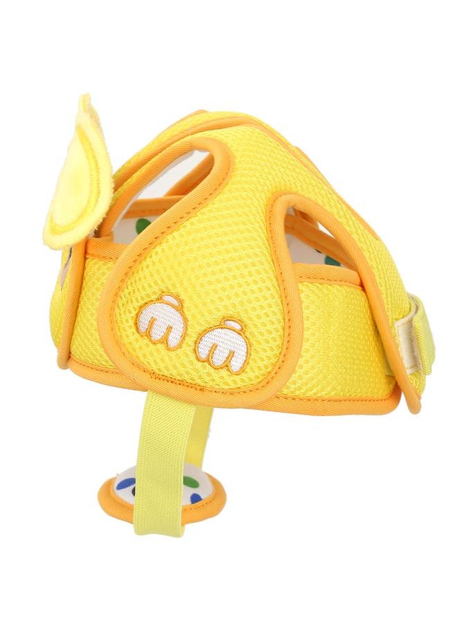 Baby Toddler Head Hat Anti Collision Hat Lightweight Hook & Loop Safety Helmet (Yellow Puppy)
