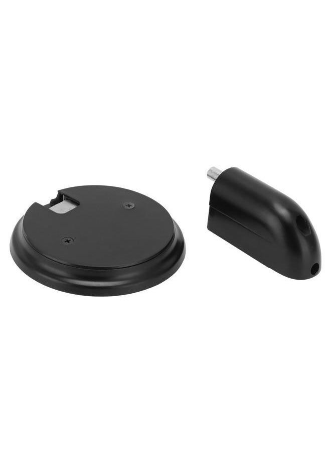 Door Stoper Push Type Strong Magnetic Mechanical Windproof Suction Door Stop Silent Firm Door Stop CatchMatte Black