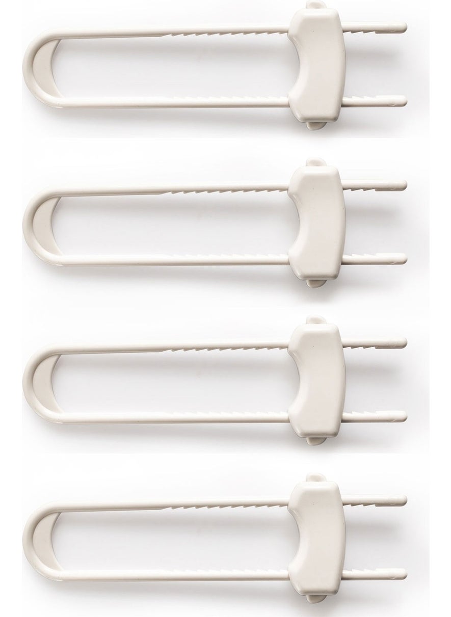 Ideal Baby 4 Pieces Rail Cabinet Lock