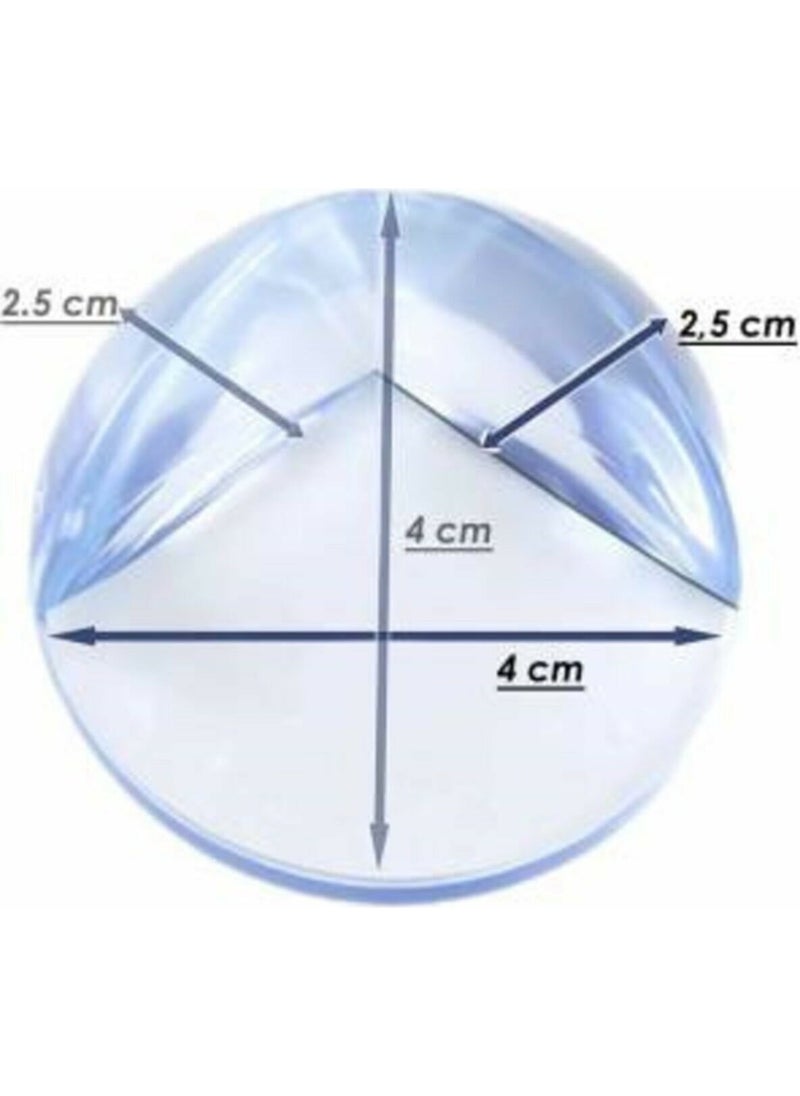 Baby Corner Protector, 12 Pieces Silicone Table Corner Protector, with Double Sided Tape