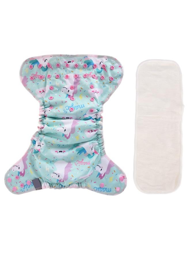 Newborn All in One Diaper Breathable Natural One Size Baby All in One Cloth DiaperSMT090-EF144