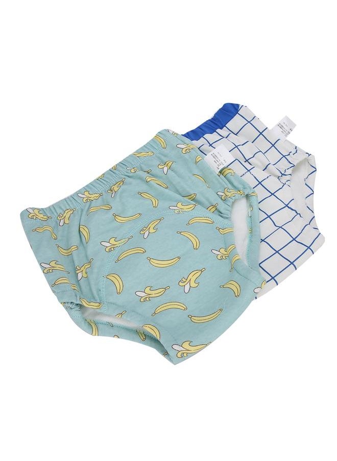 Learning Pants Cartoon Patch Cloth Diapers Baby Toilet Training Washable Nappy (2pcs/Set)Little Monkey 110