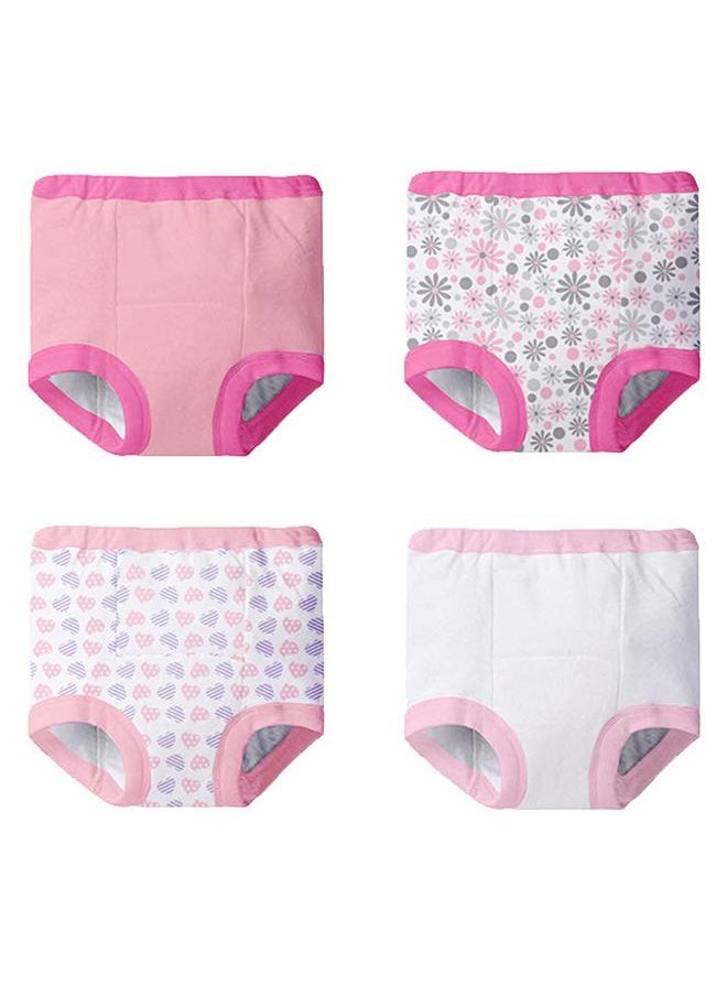 4Pcs 4layers Children Training Baby Cute Breathable Washable Newborn Cotton Diapers2T
