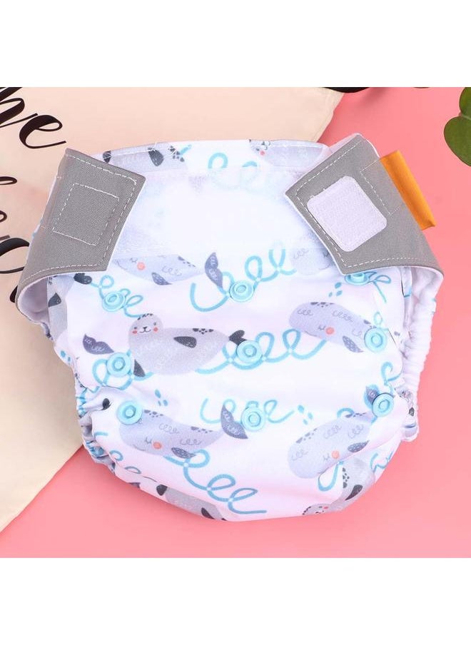 Breathable Soft Washable Reusable Leakage-Proof Baby Infant Integrated Diapers Pants