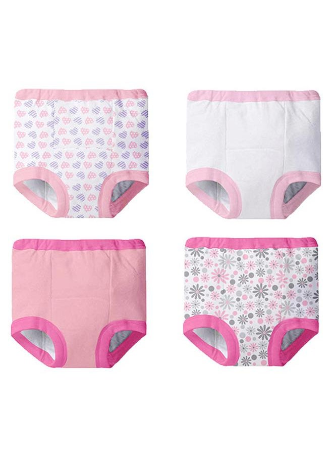 4Pcs 4layers Children Training Baby Cute Breathable Washable Newborn Cotton Diapers18M