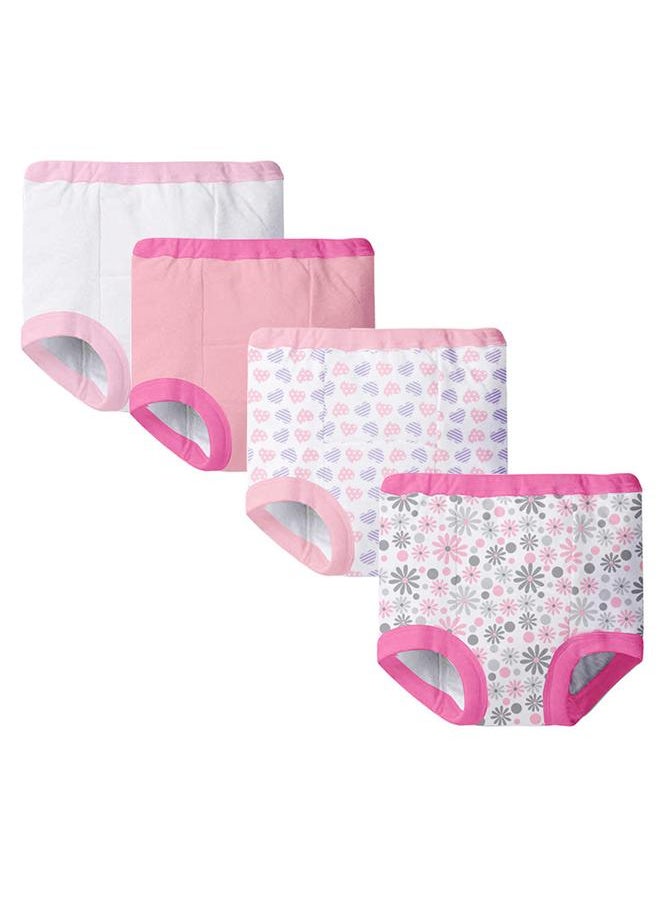 4Pcs 4layers Children Training Baby Cute Breathable Washable Newborn Cotton Diapers18M