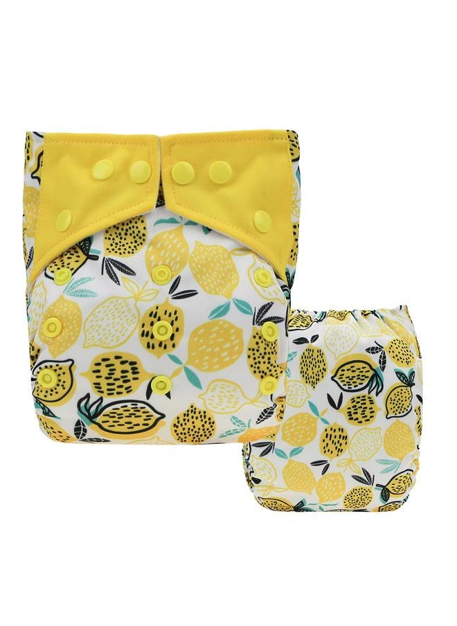 2Pcs Washable Baby Cloth Diaper Breathable Waterproof Training Pants for Newbornlemon