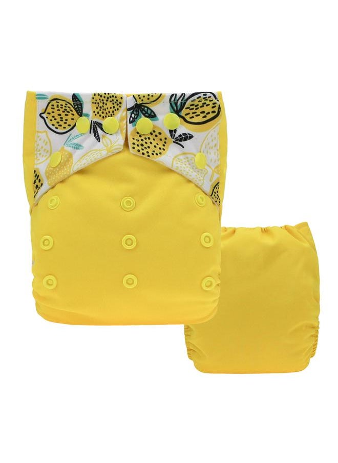 2Pcs Washable Baby Cloth Diaper Breathable Waterproof Training Pants for Newbornlemon