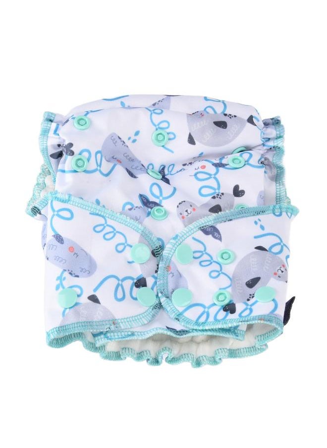 Newborn All in One Diaper Breathable Natural One Size Baby All in One Cloth DiaperSMT090‑EF204