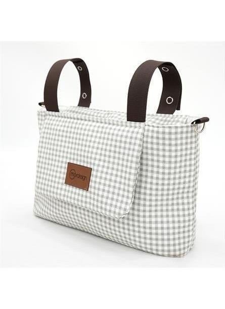 Baby Stroller Organizer Bag, Shoulder Smart, Mother Baby Care Bag, Waterproof, Gingham Series