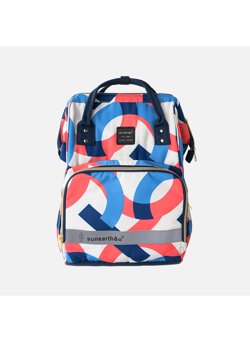 2-shoulder Mommy Bag Sunearth U Leisure Travel Mother-baby Backpack Waterproof Insulated Thermal Milk Storage Dry Wet Separation NV/C