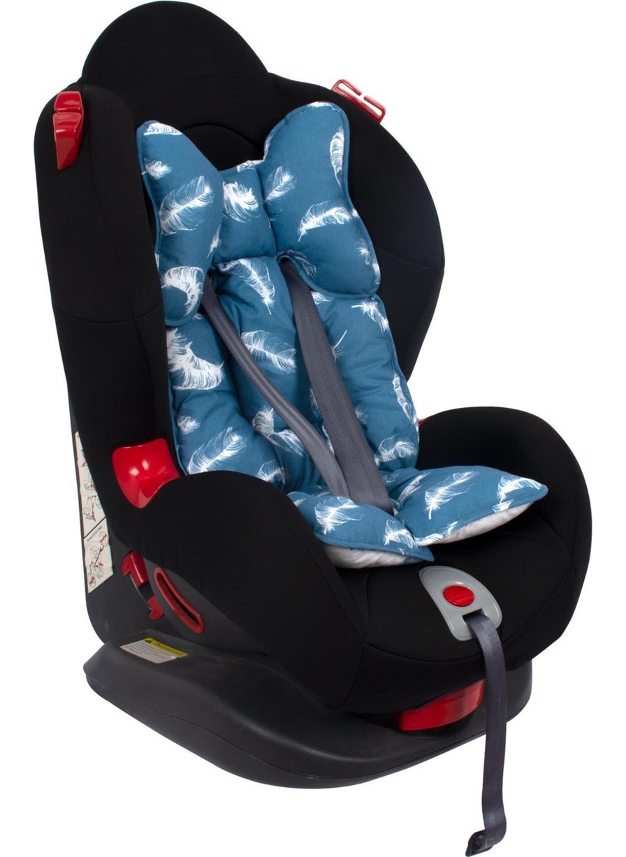 Sevi Baby Stroller and Car Seat Cushion Feather Pattern