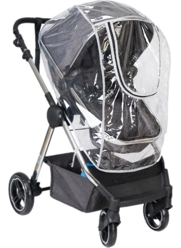 Travel System Zippered Baby Stroller Rain Cover