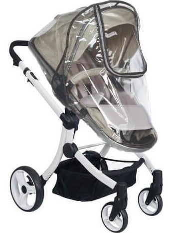 Travel System Baby Stroller Zippered Raincoat