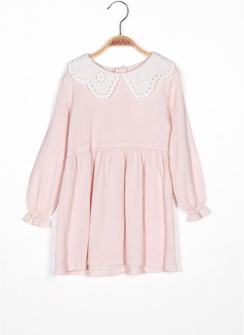 Girl Baby Collar Chiffon Cloth Woven Dress