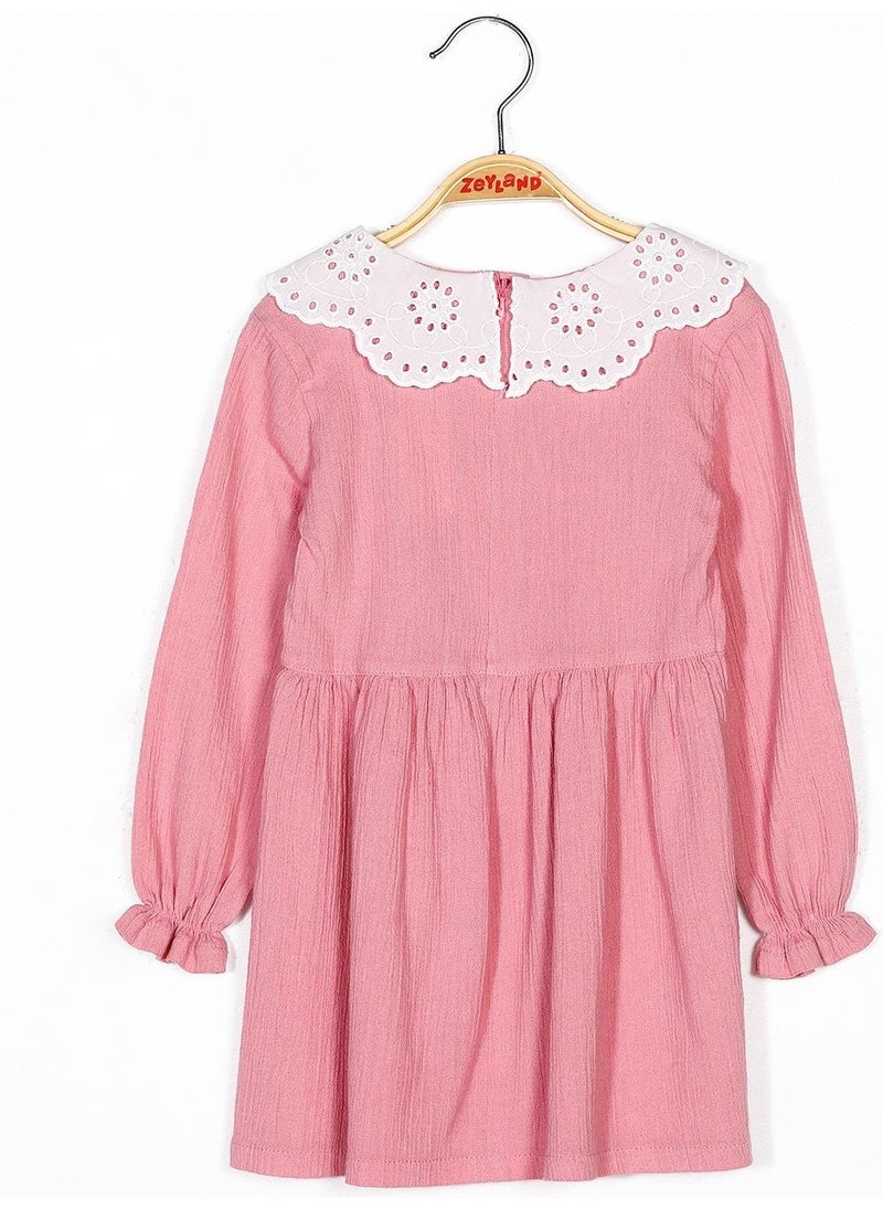 Girl Baby Collar Chiffon Cloth Woven Dress